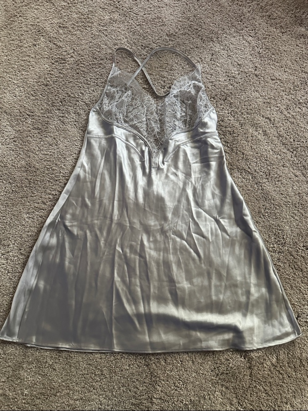 VS Lace-Trim Satin Night Slip
